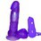 Купить Твердый фиолетовый вибратор с присоской и пультом Loverboy Louis (00117) фото 2