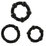 Купить Набор из трех черных гелевых эрекционных колец Stay Hard (00846) фото 3