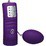 Купить Фиолетовое бархатное виброяйцо You2Toys Purple pill velvet (05297) фото 