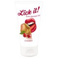 Оральный лубрикант Lick-It со вкусом вишни, 50 мл