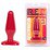 Купить Красная средняя анальная пробка Butt Plug Red - Slim Medium (00490) фото 4