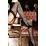 ������ ����� Black Net Graphic Patterned Stockings (14970) ���� 4