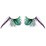 Купить Накладные ресницы Light-Green Feather Eyelashes (15196) фото 2