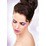    Black-Red-White Rhinestone Eyelashes (15267)  