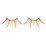    Brown-Gold Feather Eyelashes (15270)  2
