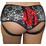 ������ ����� ��� �������� Plus Size Grey & Black Lace Corsette Strap-On (17836) ���� 5