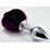 ������ �������� ������ � �������� Small Silver Plug With Pompon (18997) ���� 