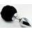 ������ �������� ������ � �������� Small Silver Plug With Pompon (18997) ���� 3