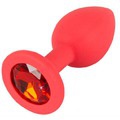 Анальная пробка You2Toys Colorful Joy Jewel Red Plug Small