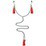       Lovetoy Nipple Clit Tassel Clamp With Chain (20867)  