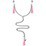       Lovetoy Nipple Clit Tassel Clamp With Chain (20867)  2