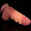   Lovetoy 9.5 Dual layered Platinum Silicone Cock with Rope (22520)  6