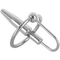 Расширитель с кольцом для мужской уретры Sextreme Steel Penis Plug With Glans Ring, 28 мм