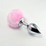      Lovetoy Large Silver Plug With Pompon (08560)  