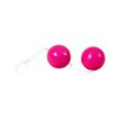 Вагинальные розовые шарики из пластика Orgasm Balls Purple