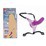 Купить Фиолетовый гелевый страпон на ремешках Crystalessence Harness (00406) фото 2