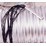 Купить Черная многохвостовая плеть с металлической ручкой (01371) фото 