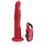   Elite Vibrating 8 Inch Dildo Silicone Waterproof Red (11656)  