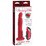   Elite Vibrating 8 Inch Dildo Silicone Waterproof Red (11656)  5