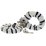 ������ ��������� Furry Fun Cuffs Black and White (02799) ���� 